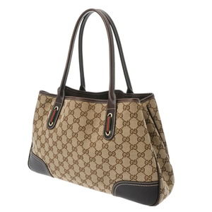 Gucci Brown Handbag Line GG Canvas Princy Tan
